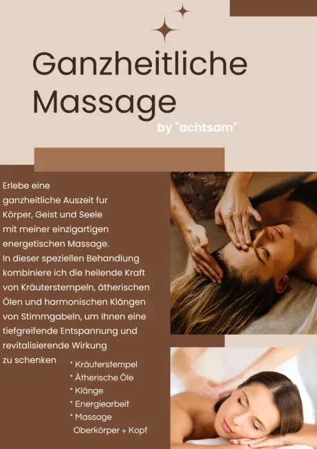 Ganzheitliche Massage by "achtsam"